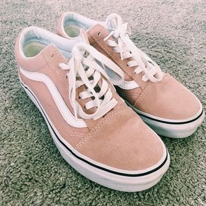 BRAND NEW pink old skool lace up vans